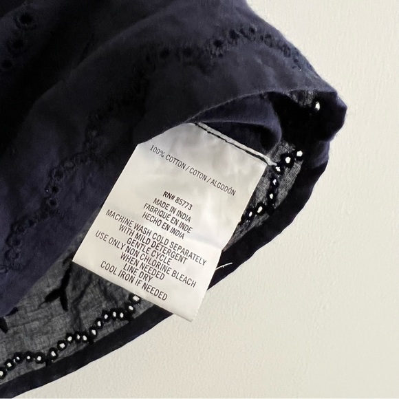 O’Neill Lexie Ruffle Strap Button Front Cotton Tank - Picture 8 of 14